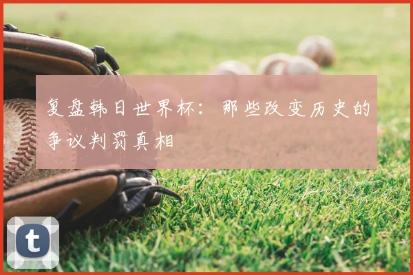 复盘韩日世界杯：那些改变历史的争议判罚真相