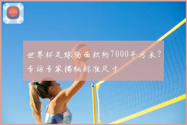 世界杯足球场面积约7000平方米?专访专家揭秘标准尺寸