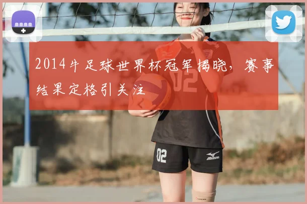 2014牛足球世界杯冠军揭晓,赛事结果定格引关注